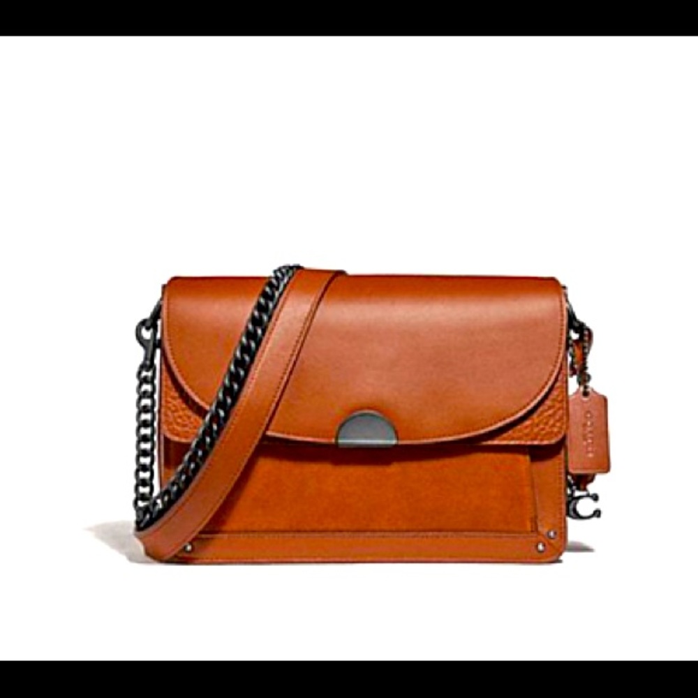 Coach mixed leather/suede dreamer shoulder bag NWOT